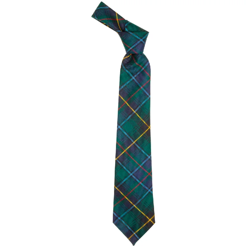 affordable silk wedding necktie designs for men-MacInnes Hunting Modern Tartan Tie