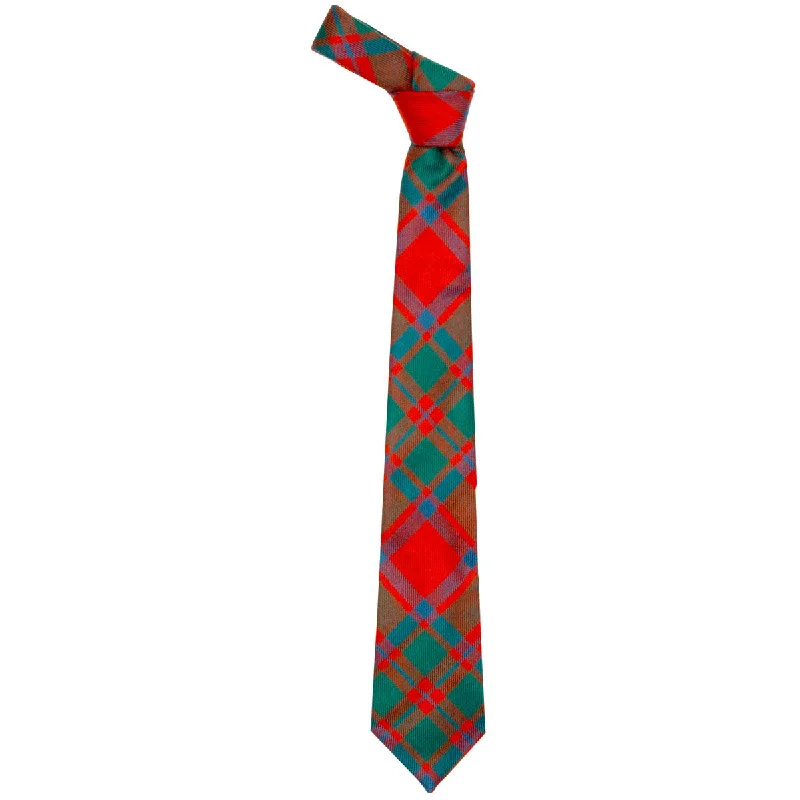 unique office silk necktie ideas for men-MacIntosh Clan Ancient Tartan Tie