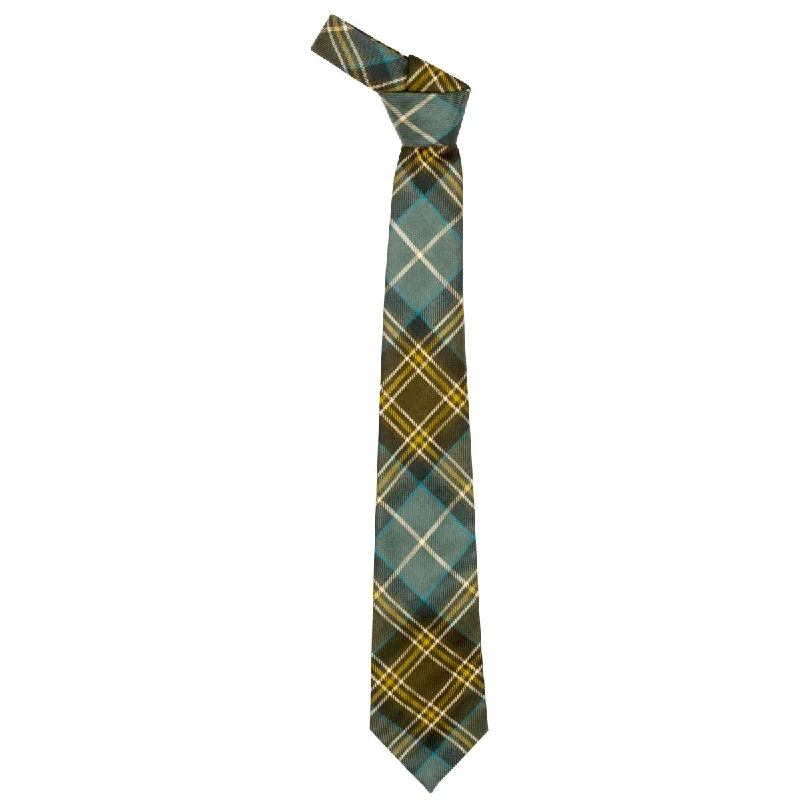 premium office silk necktie designs-MacKellar Weathered Tartan Tie