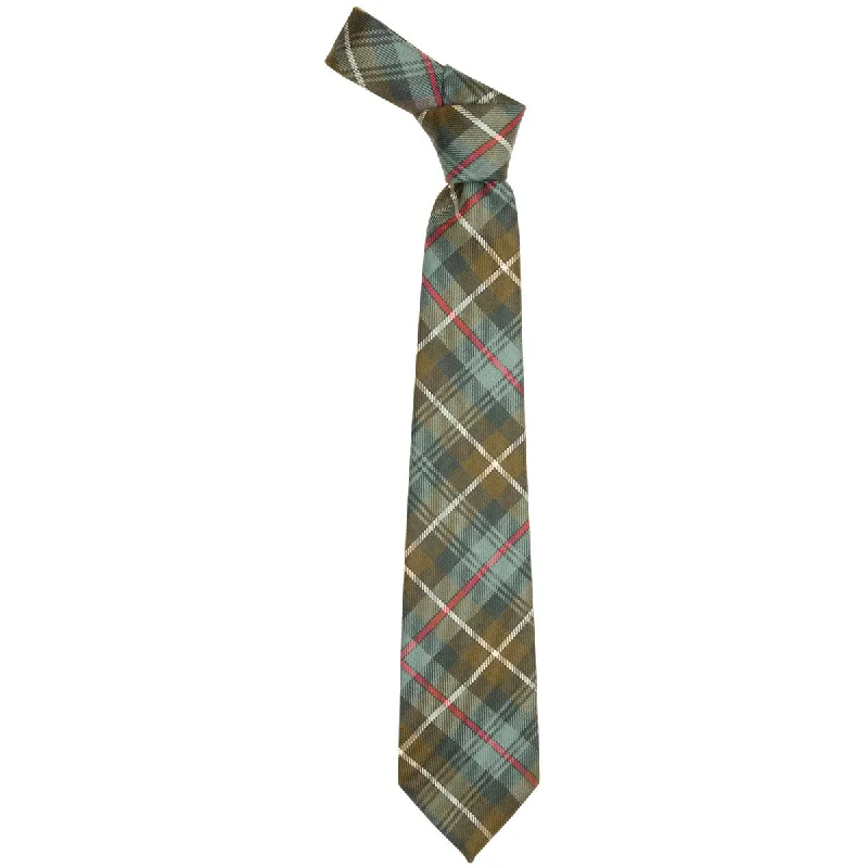 unique silk necktie designs for wedding parties-Mackenzie Weathered Tartan Tie