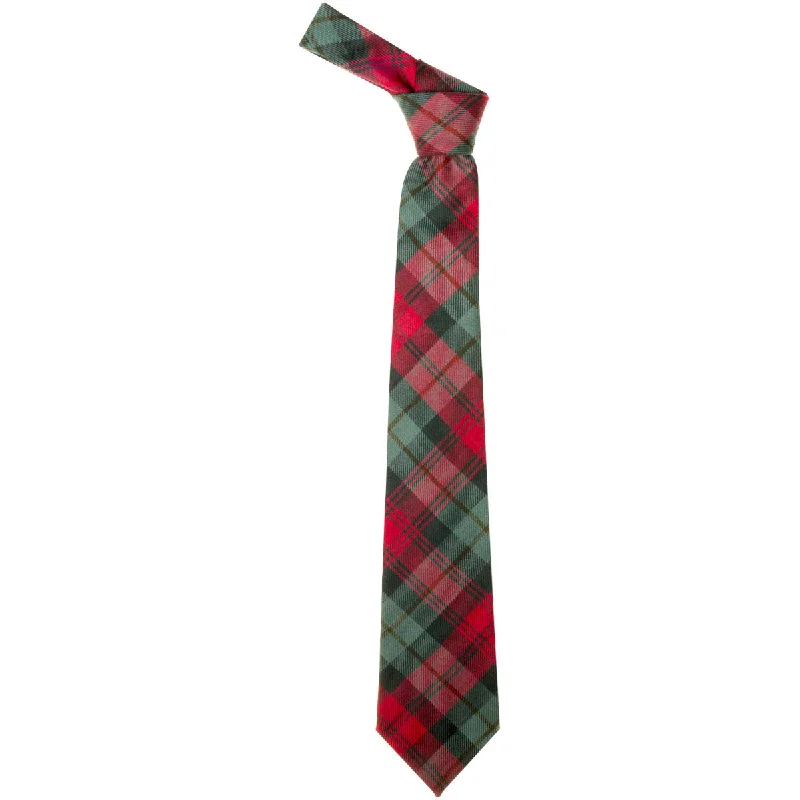 affordable business silk necktie sets-MacLachlan Weathered Tartan Tie