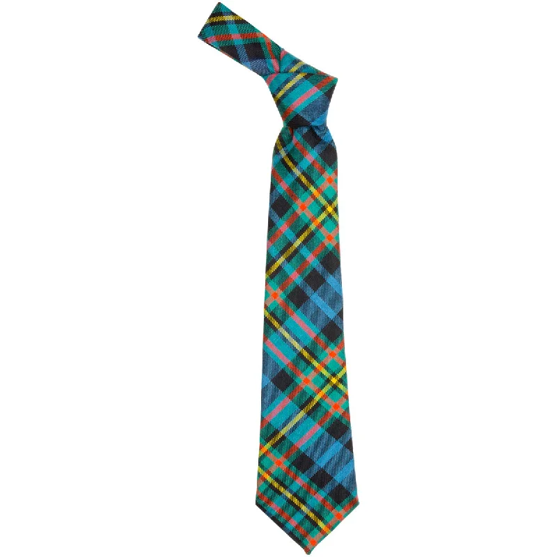 elegant silk necktie options for office wear-MacLellan Ancient Tartan Tie