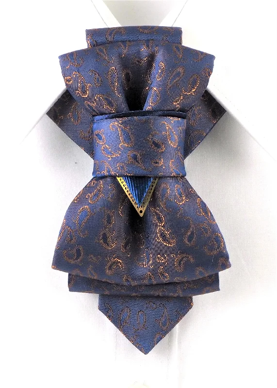 affordable silk wedding necktie designs for men-BOW TIE "MIST I"