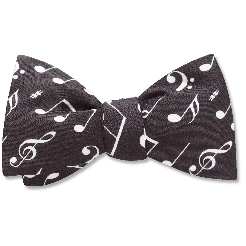 best silk necktie designs for business wear-Music Notes - Dog Bow Ties