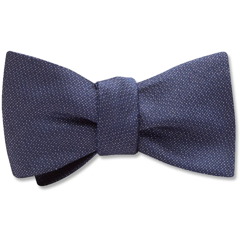 modern silk bow ties for weddings-Night Out Sapphire - bow ties