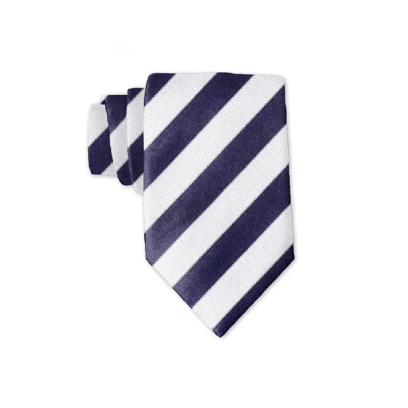 stylish silk necktie designs for office meetings-Scholastic Blue/White - Kids' Neckties