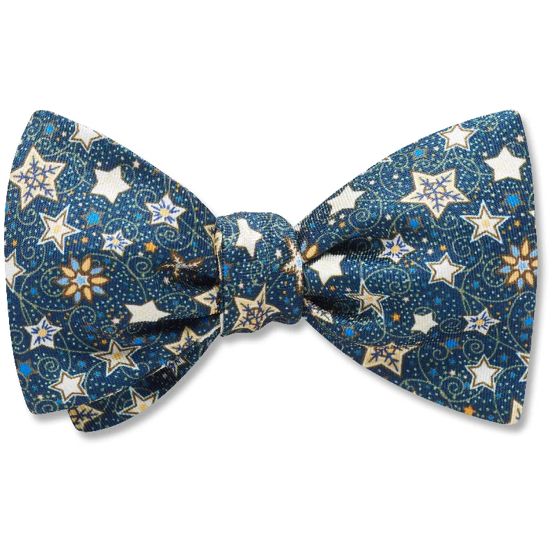 premium silk necktie patterns for office meetings-Starry Night - bow ties