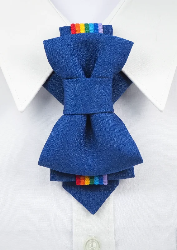 premium silk necktie ideas for wedding celebrations-SUMMER RAIN BOW TIE