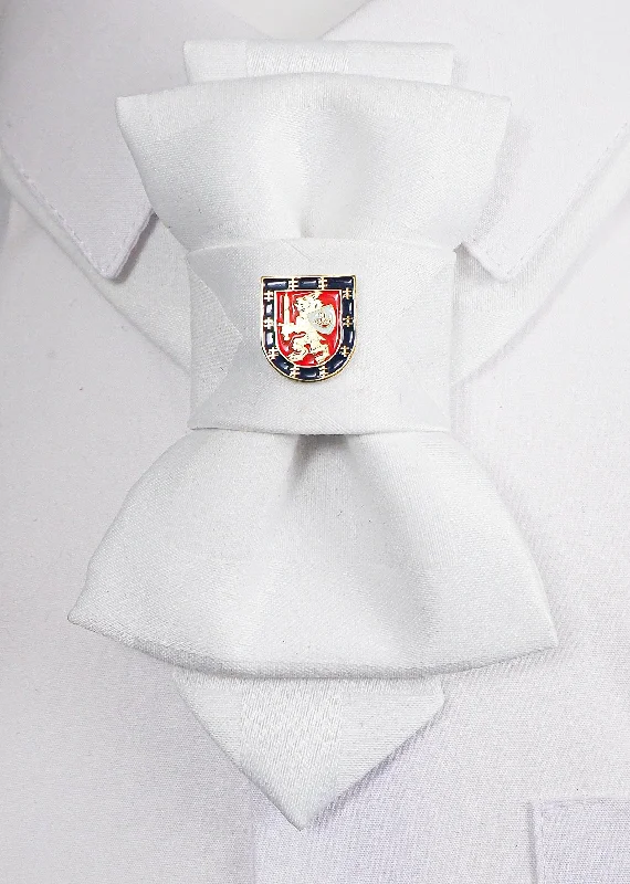 vibrant silk necktie colors for weddings-BADGE - COAT OF ARMS I