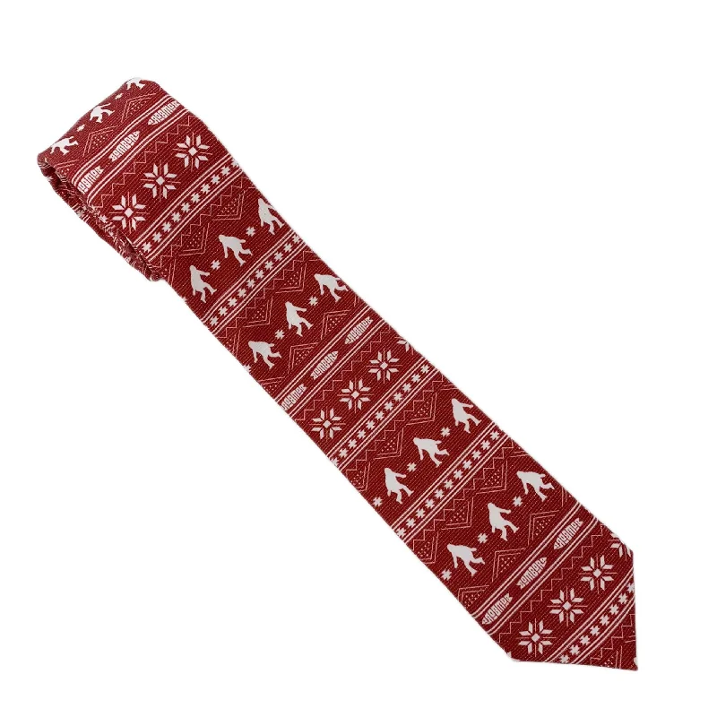 stylish silk necktie designs for office meetings-Not-So-Ugly Sweater (Red)