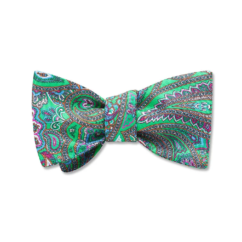 designer silk necktie ideas for business events-Verde Baie - Kids' Bow Ties