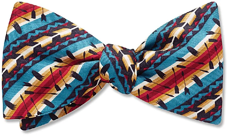 vibrant silk necktie designs for corporate events-Warrior - bow ties