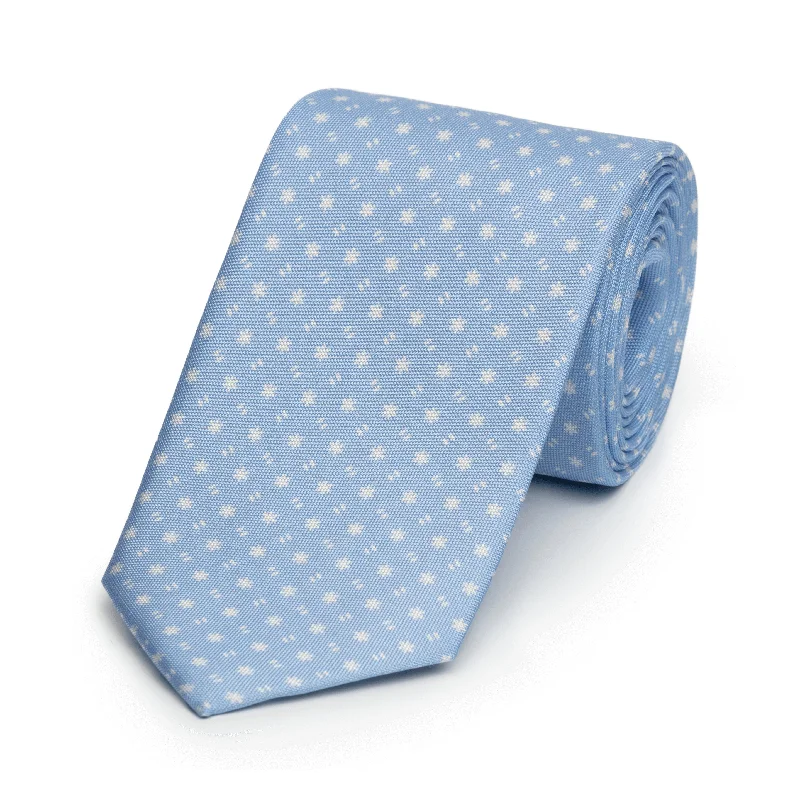 designer silk wedding necktie styles-Sky Star Silk Tie