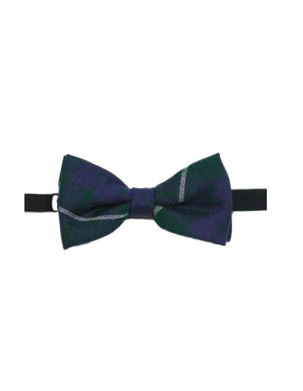 silk wedding bow tie combinations for men-100% Wool Tartan Bow Tie - Hamilton Hunting Modern