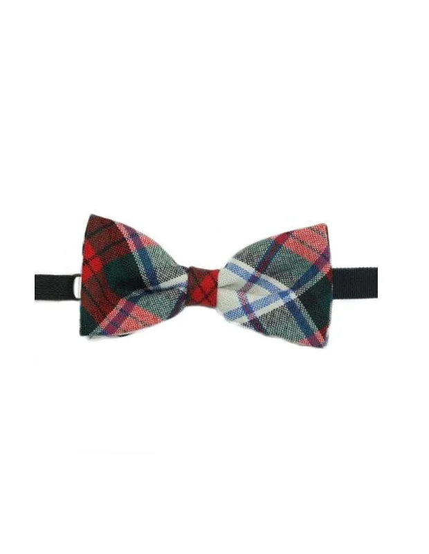 affordable silk necktie ideas for office meetings-100% Wool Tartan Bow Tie - MacDuff Dress Modern