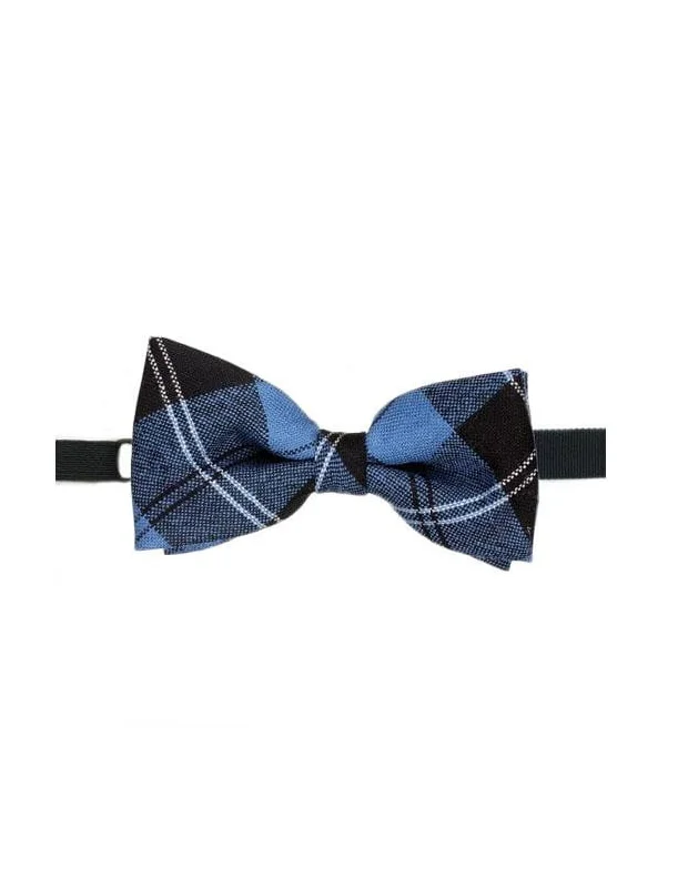 affordable designer silk wedding necktie packs-100% Wool Tartan Bow Tie - Ramsay Blue Ancient