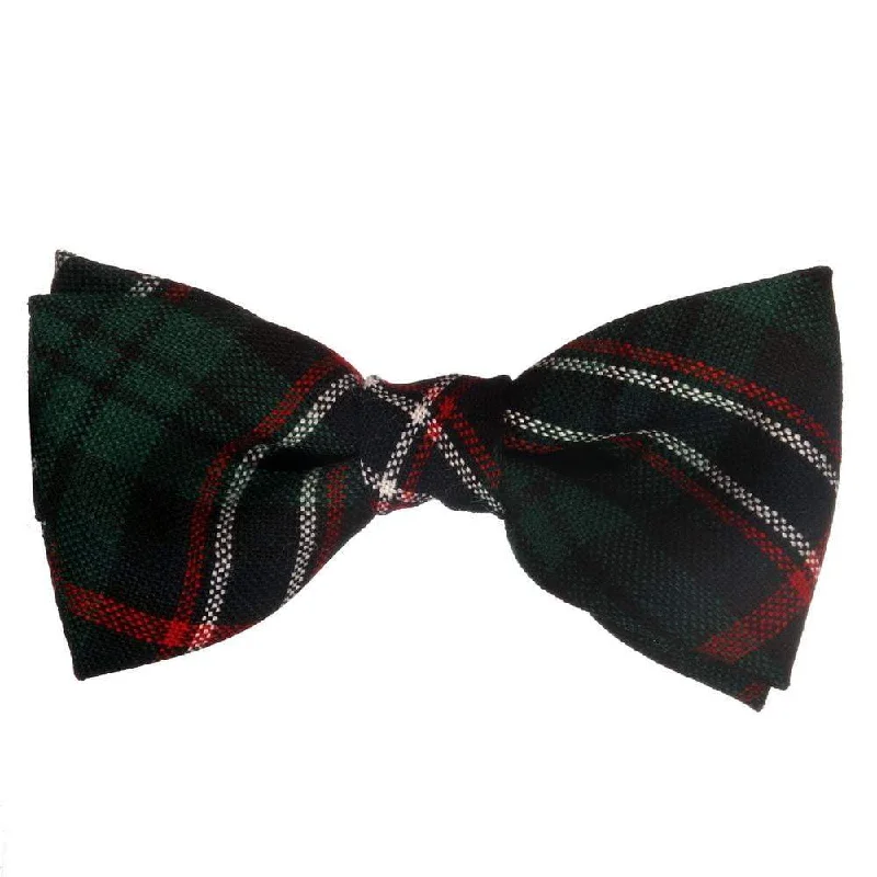 unique office silk necktie colors for men-100% Wool Tartan Bow Tie - Scottish National