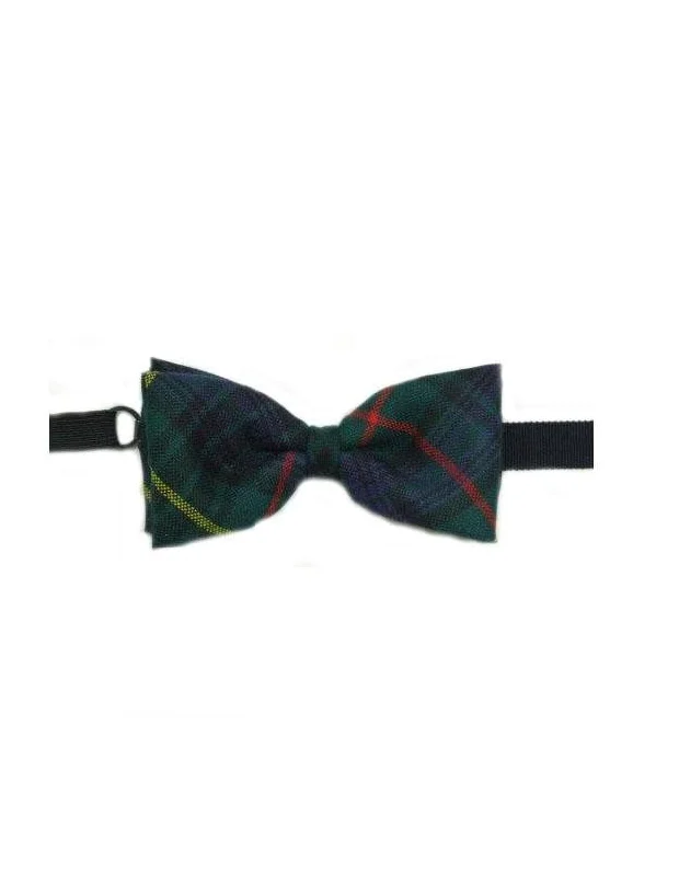 elegant silk wedding tie combinations for men-100% Wool Tartan Bow Tie - Stewart Hunting Modern