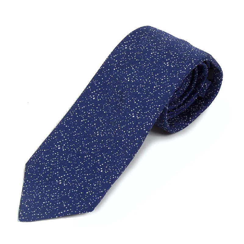 premium office silk necktie designs for business wear-Blue Galaxy Silk Tie