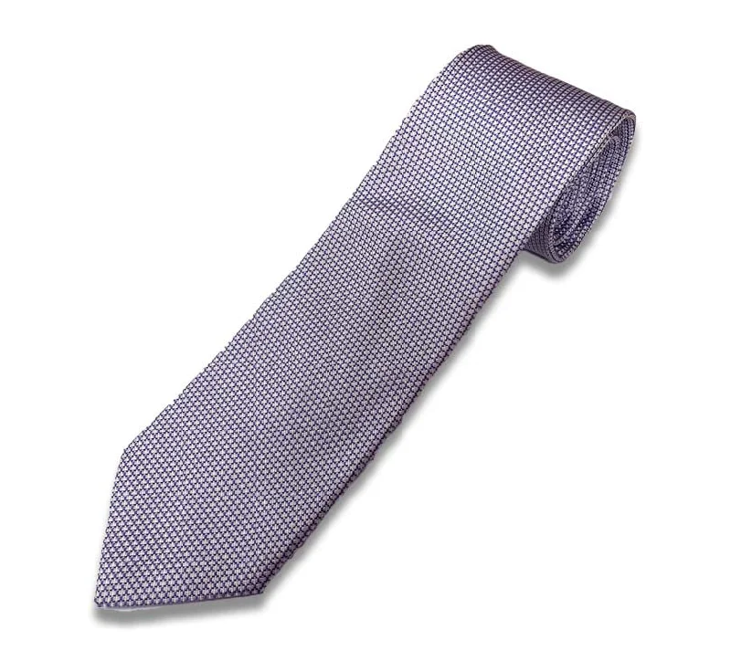 vibrant silk necktie combinations for business meetings-Lt Purple Dobby Silk Tie