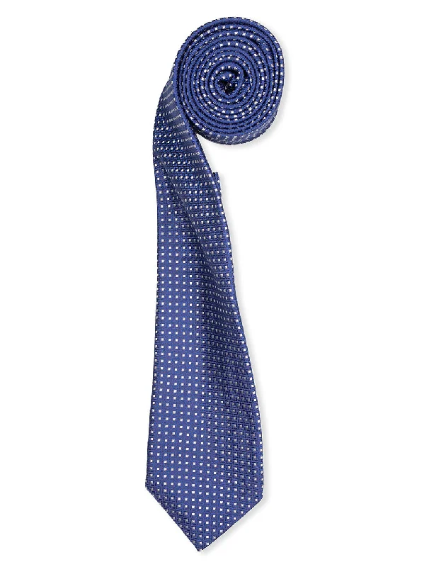 luxury silk necktie combinations for business wear-Silk Tie Dot Blue