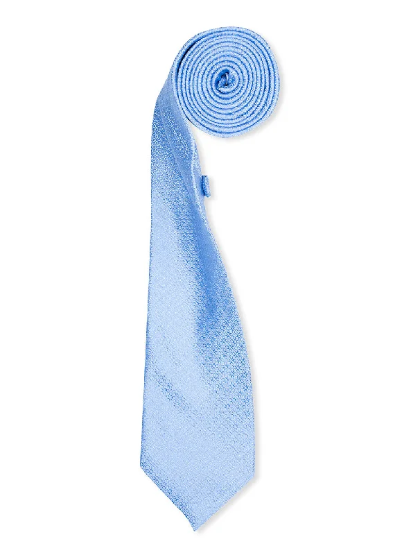 unique silk necktie patterns for weddings-Light Blue Silk Tie