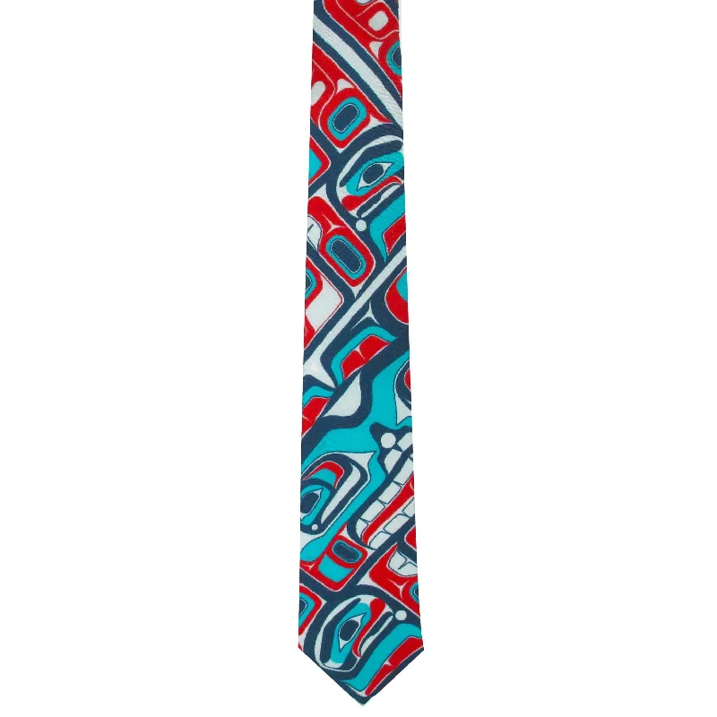 affordable silk necktie ideas for wedding celebrations-James Johnson Bentwood Box Artist Silk Tie