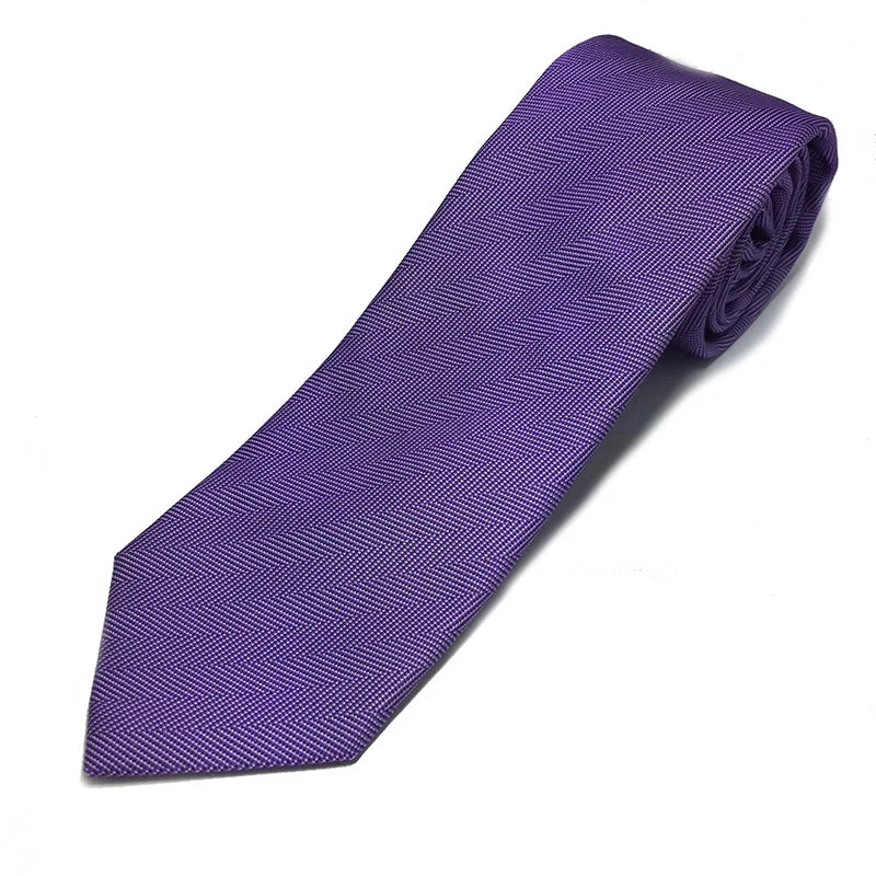 silk necktie designs for corporate wear-Lilac Herringbone Tie