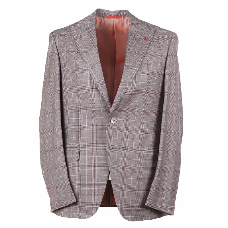 Men's premium tuxedo for corporate dinner gala -Isaia Aquaspider Super 160s Wool Suit