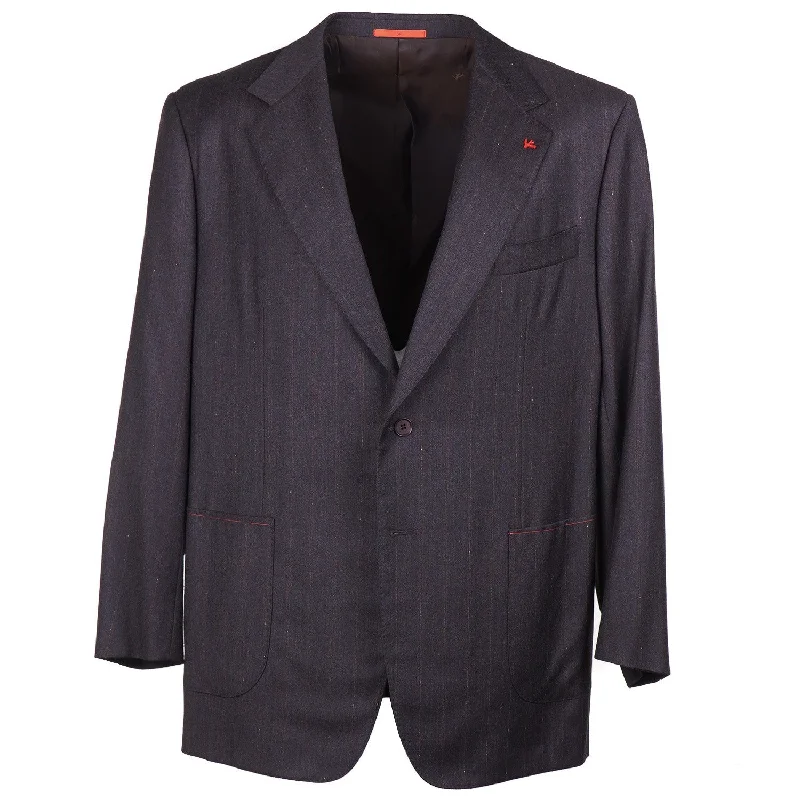 Men's modern tuxedo for business dinner party -Isaia Classic-Fit Wool Suit