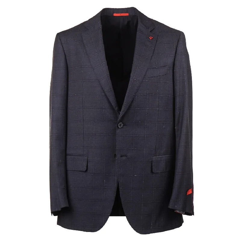 Men's premium tuxedo for formal dinner events -Isaia Slim-Fit 'Sanita' 140s Wool Suit