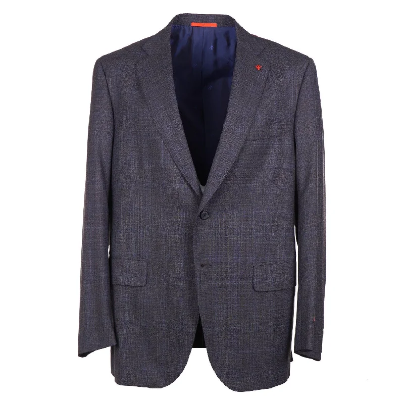 Men's modern tuxedo for wedding business dinner -Isaia Slim-Fit 'Sanita' Wool Suit