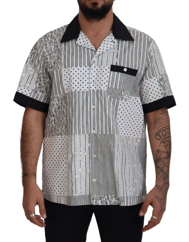 Men’s business-ready plaid shirt with slim fit -Dolce & Gabbana Elegant  &  Cotton Men's Shirt