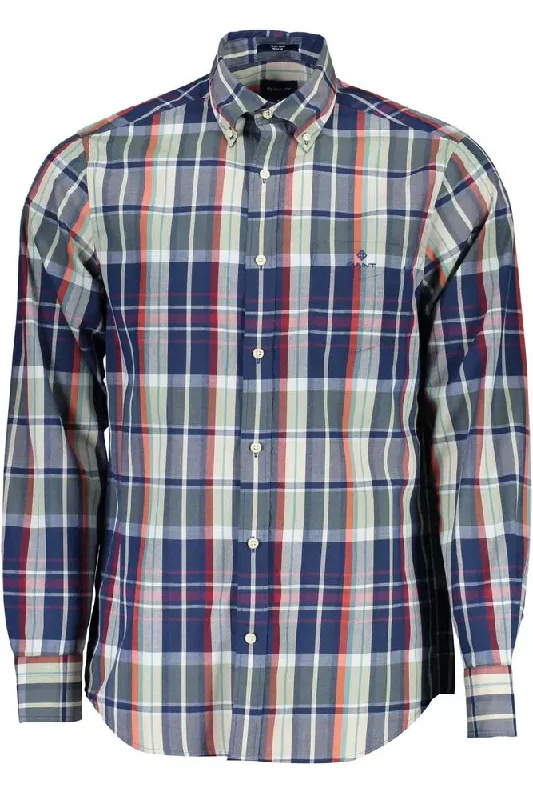 Men’s trendy plaid button-up shirt for office -Gant Classic  Button-Down Men's Men's Shirt