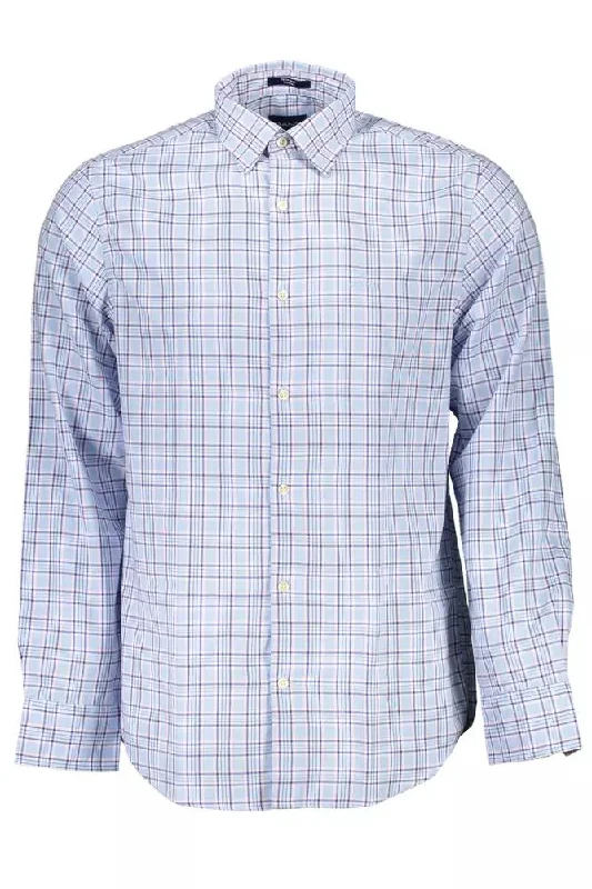 Men’s lightweight plaid shirt for business meetings -Gant Elegant  Long Sleeve Men's Shirt