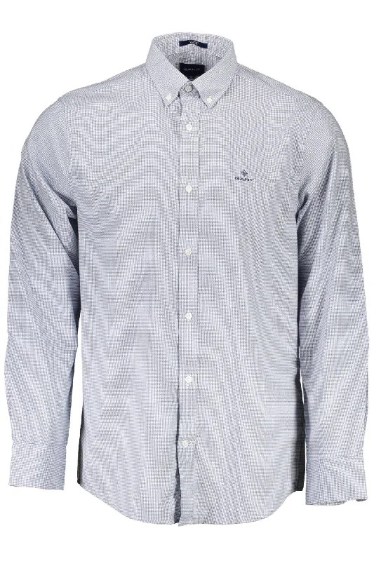 Men’s stylish checkered plaid shirt for meetings -Gant Elegant Organic Cotton Blend  Men's Shirt