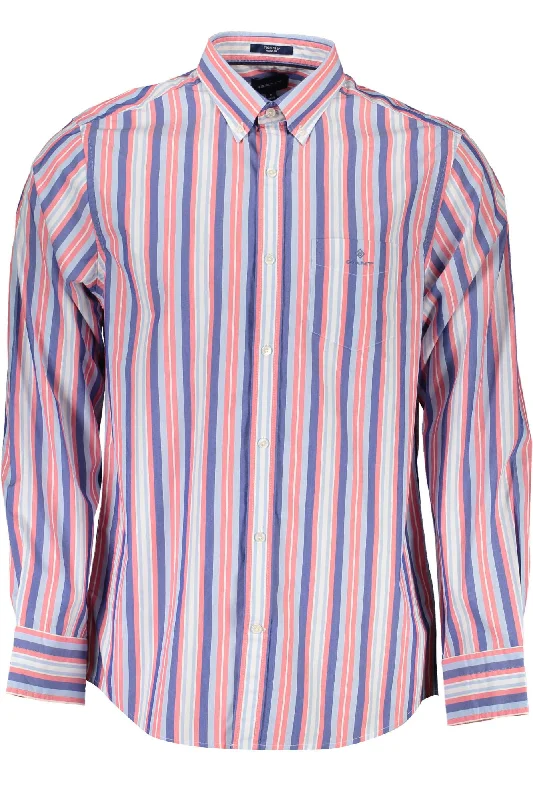 Men’s plaid shirt with chest pocket for office -Gant Summertime Elegance  Short Sleeve Men's Shirt