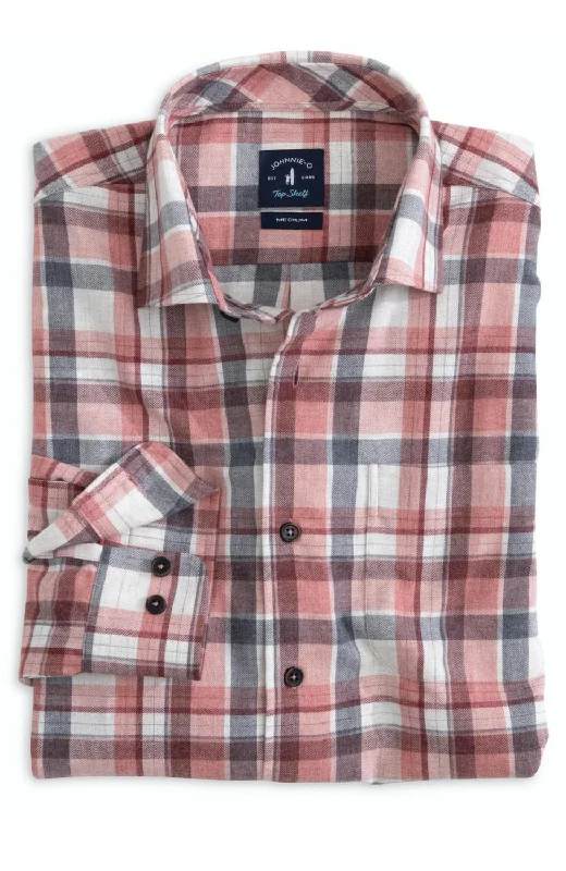 Men’s classic plaid shirt for office workwear -Men's Ashburn Top Shelf Button Up Shirt In Bandana